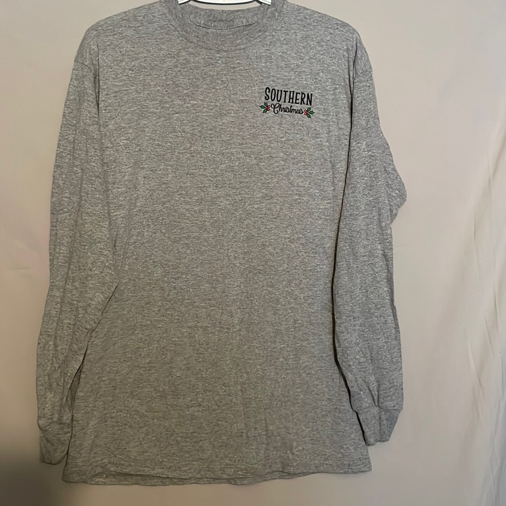 Gray long sleeve “southern y’all” tee shirt